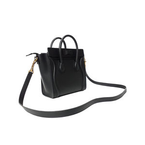 Celine Nano Bag Luggage 2way Black
